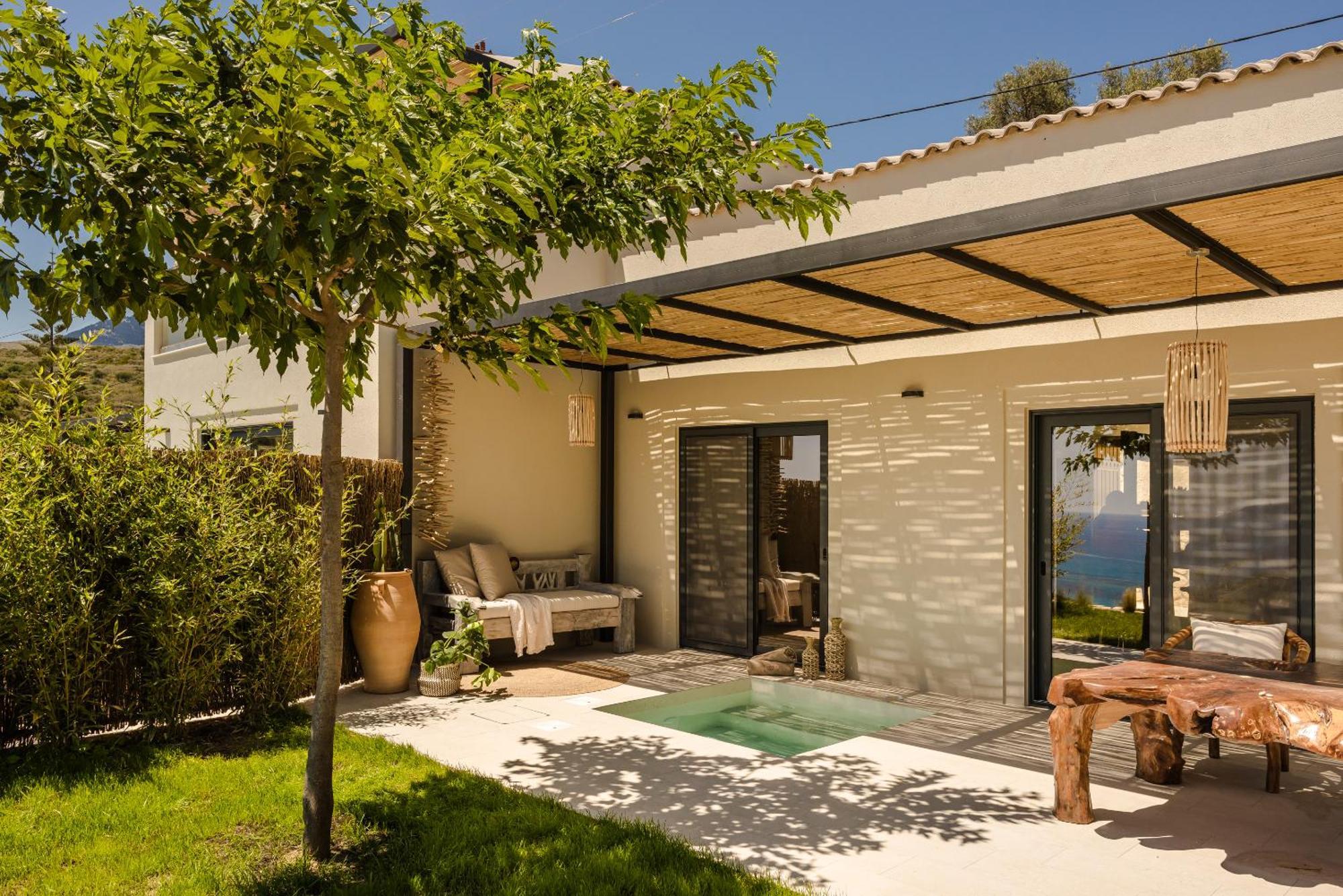 Hilaritas Luxury Suites Sea View, Private Pool & Jacuzzi Paradise Ratzaklion Exterior photo